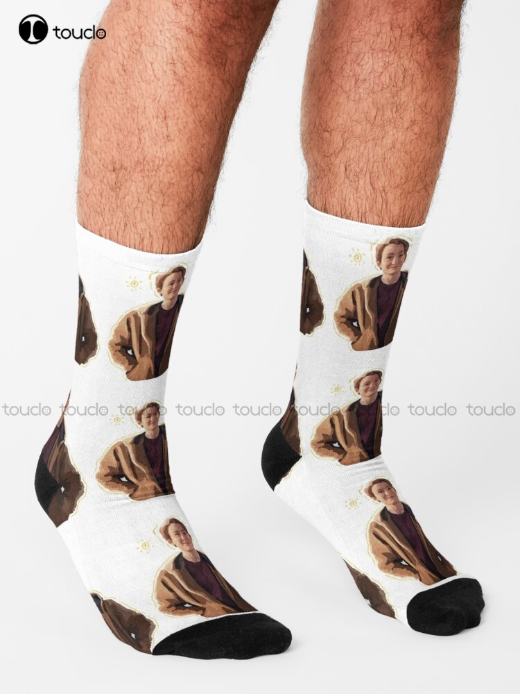 Nick And Charlie Heartstopper Line Socks Womens Soccer Socks 360° Digital Print Design Cute Socks  Creative Funny Socks